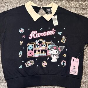 NWT KUROMI COLLARED CREW NECK